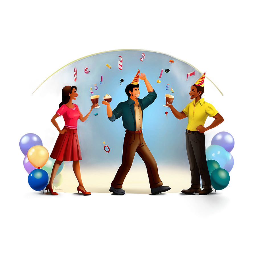 Birthday Party Scene Png 05042024 PNG Image