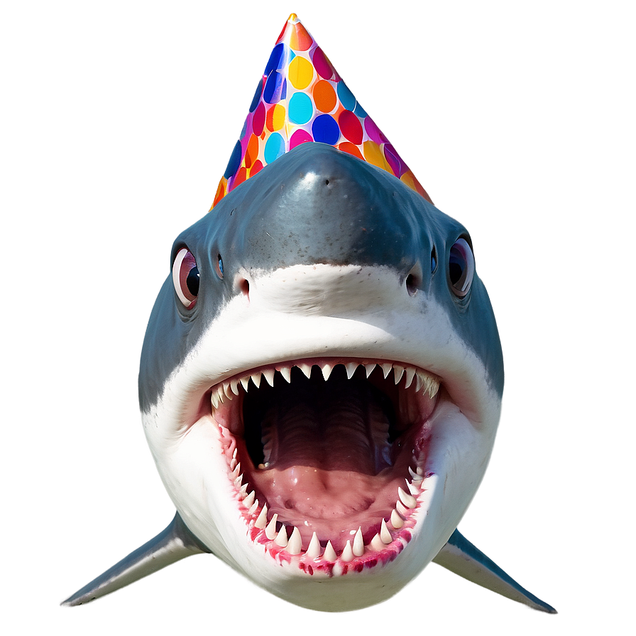 Birthday Shark B PNG Image