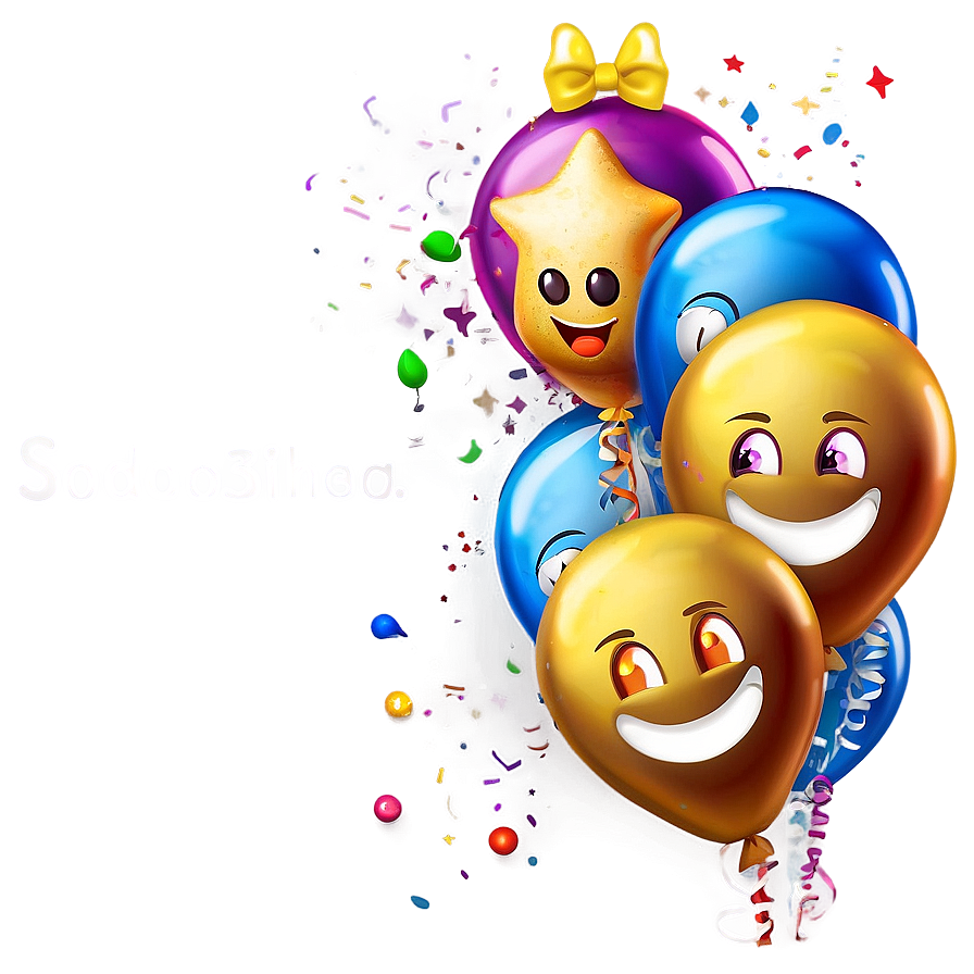 Birthday Wishes Emoji Png Qyp23 PNG Image