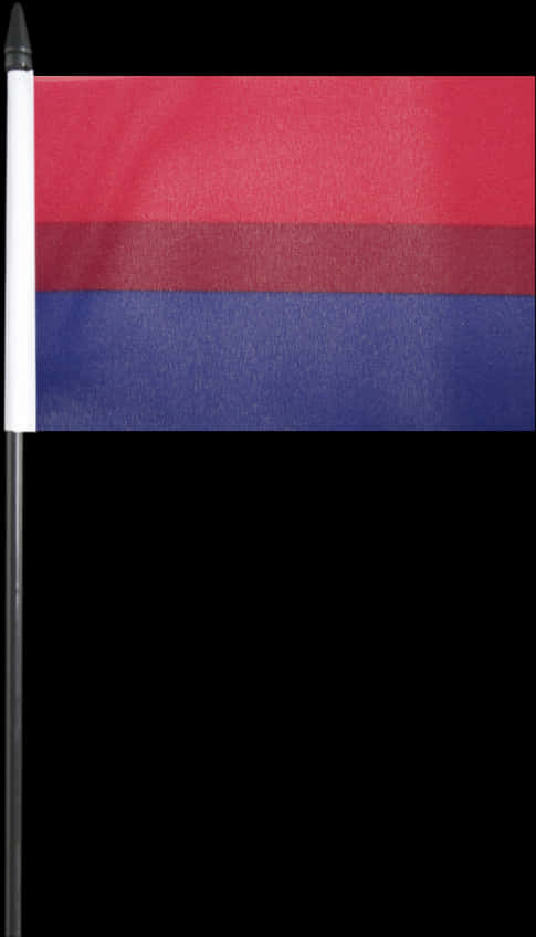 Bisexual Pride Flag Displayed PNG Image