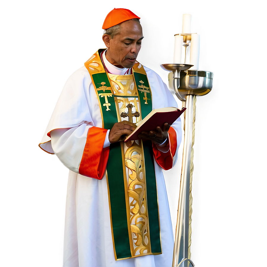 Bishop Leading Mass Png Eys16 PNG Image