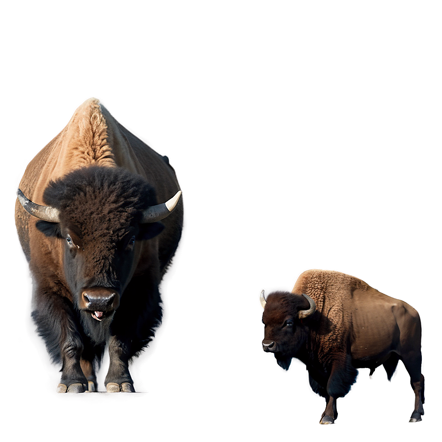 Bison Bull Roaring Png Mkp PNG Image