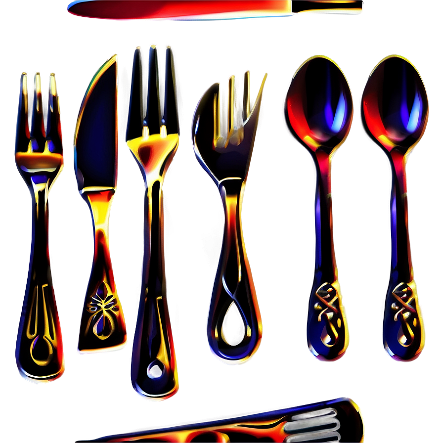 Bistro Style Utensils Png Spm PNG Image