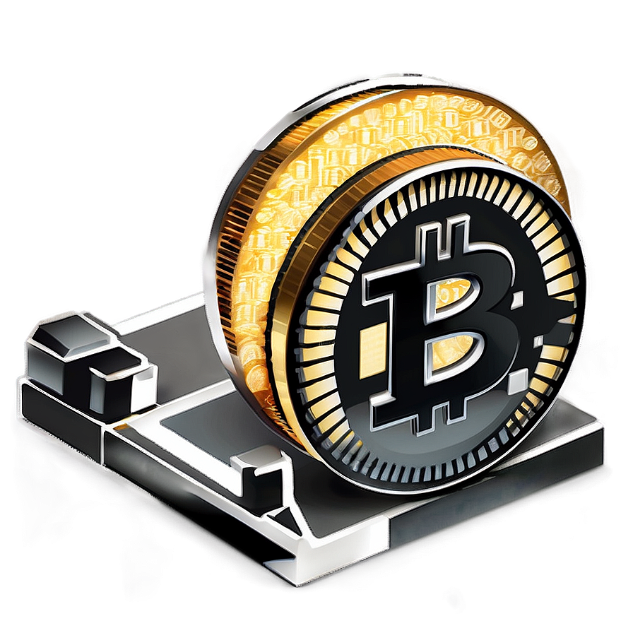 Bitcoin Mining Graphic Png 86 PNG Image