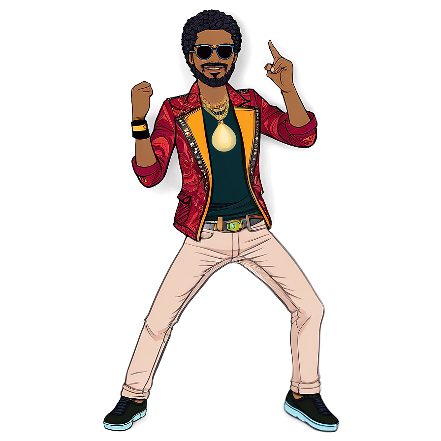 Bitmoji Disco Dancer Png 06202024 PNG Image