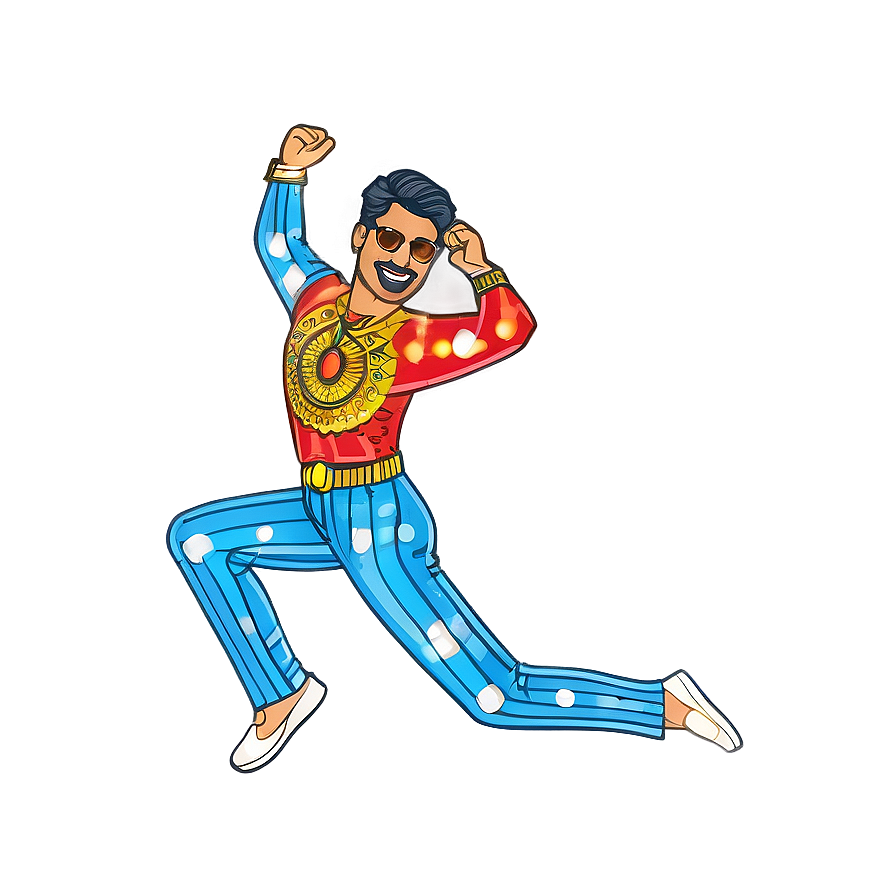 Bitmoji Disco Dancer Png 06202024 PNG Image