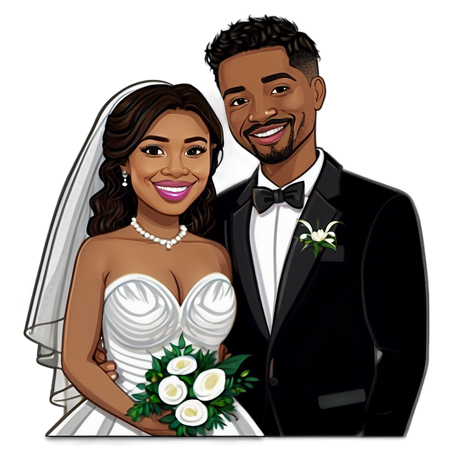 Bitmoji Virtual Wedding Png 44 PNG Image