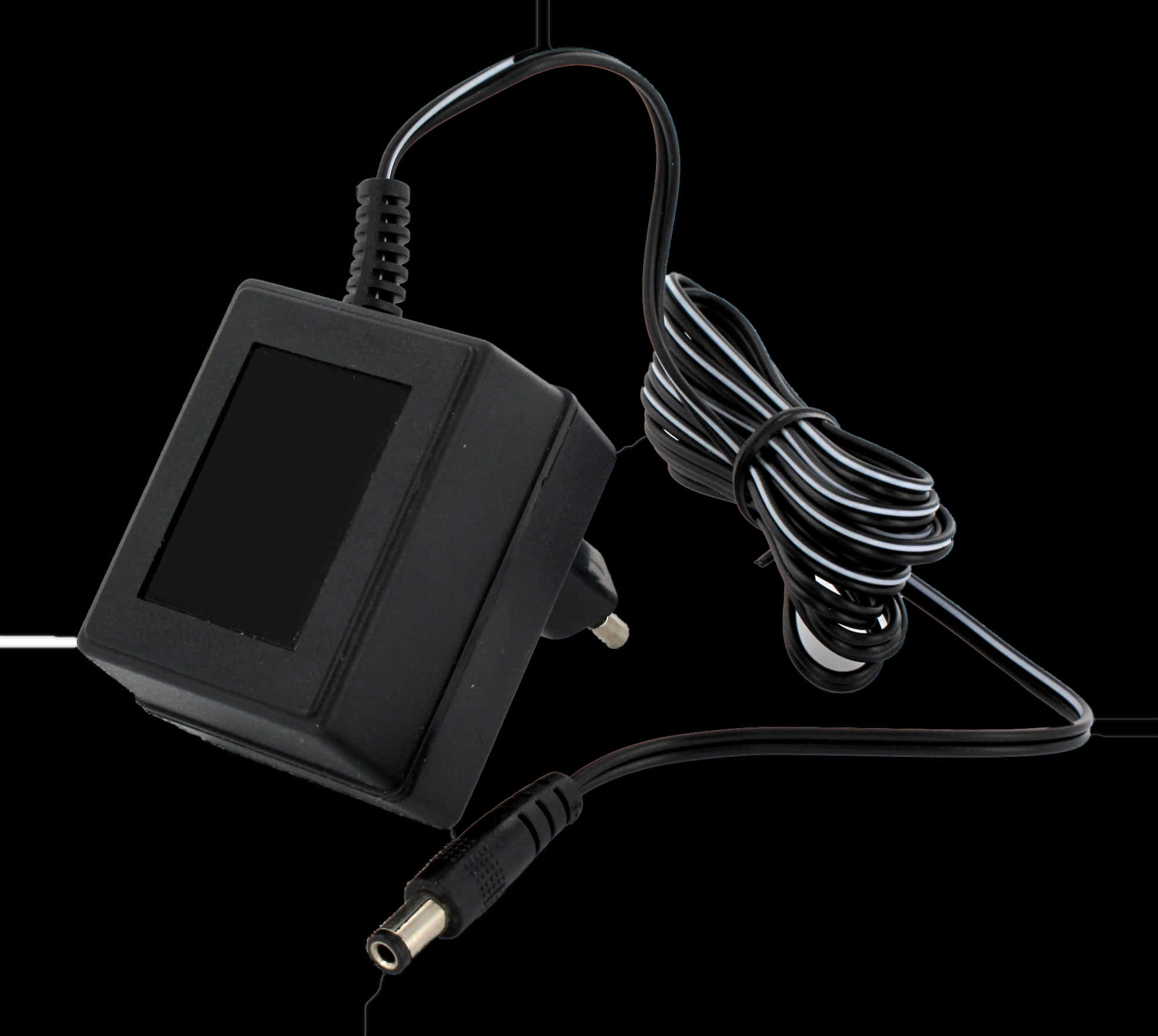 Black A C Adapterwith Cord PNG Image