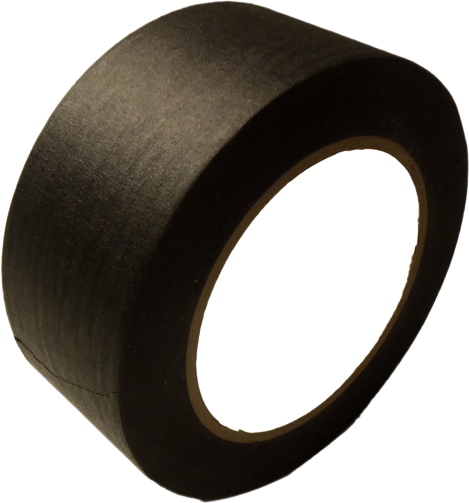 Black Adhesive Tape Roll PNG Image