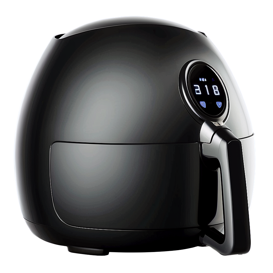 Black Air Fryer Electric Device Png 06272024 PNG Image