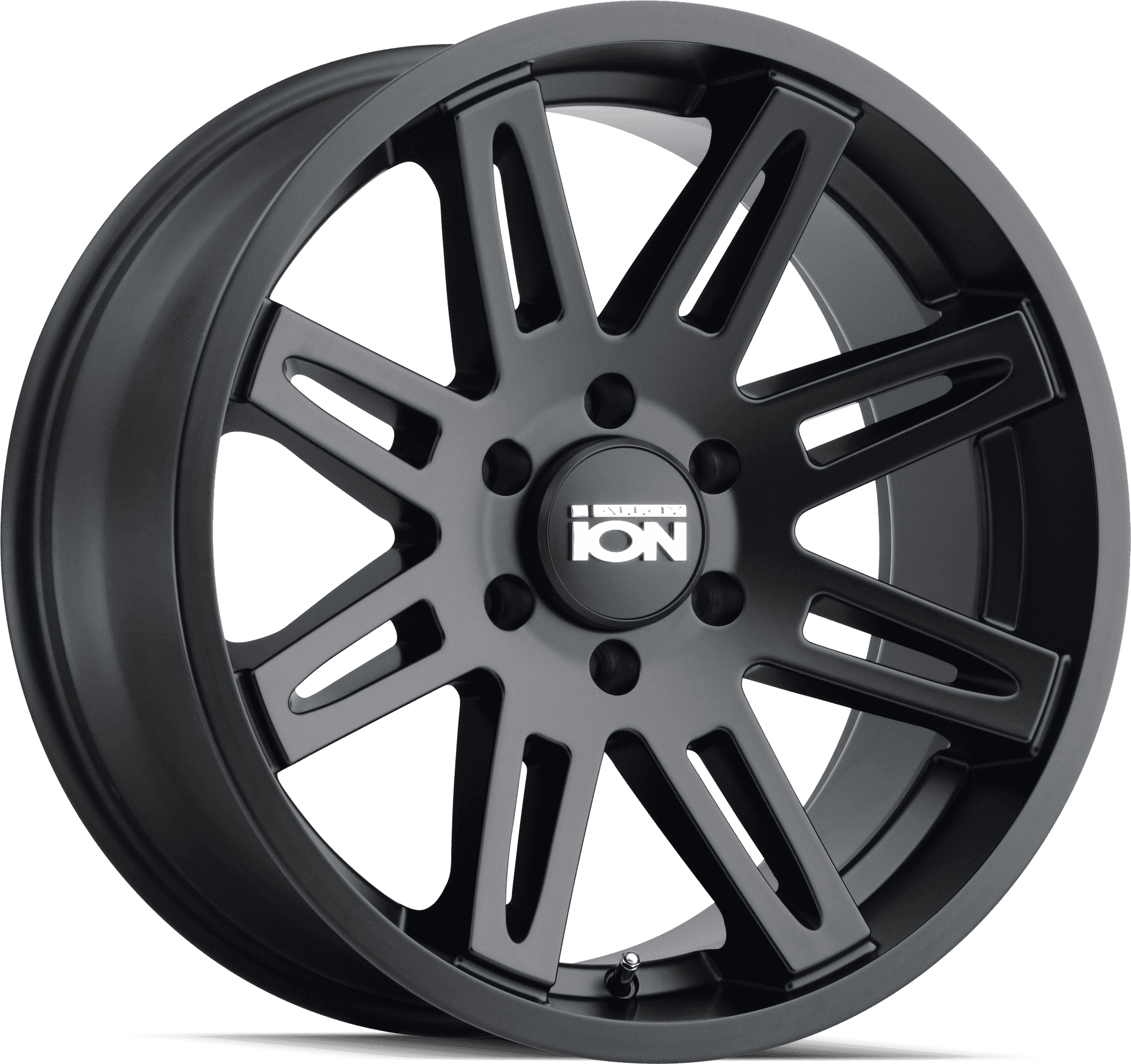 Black Alloy Car Wheel PNG Image