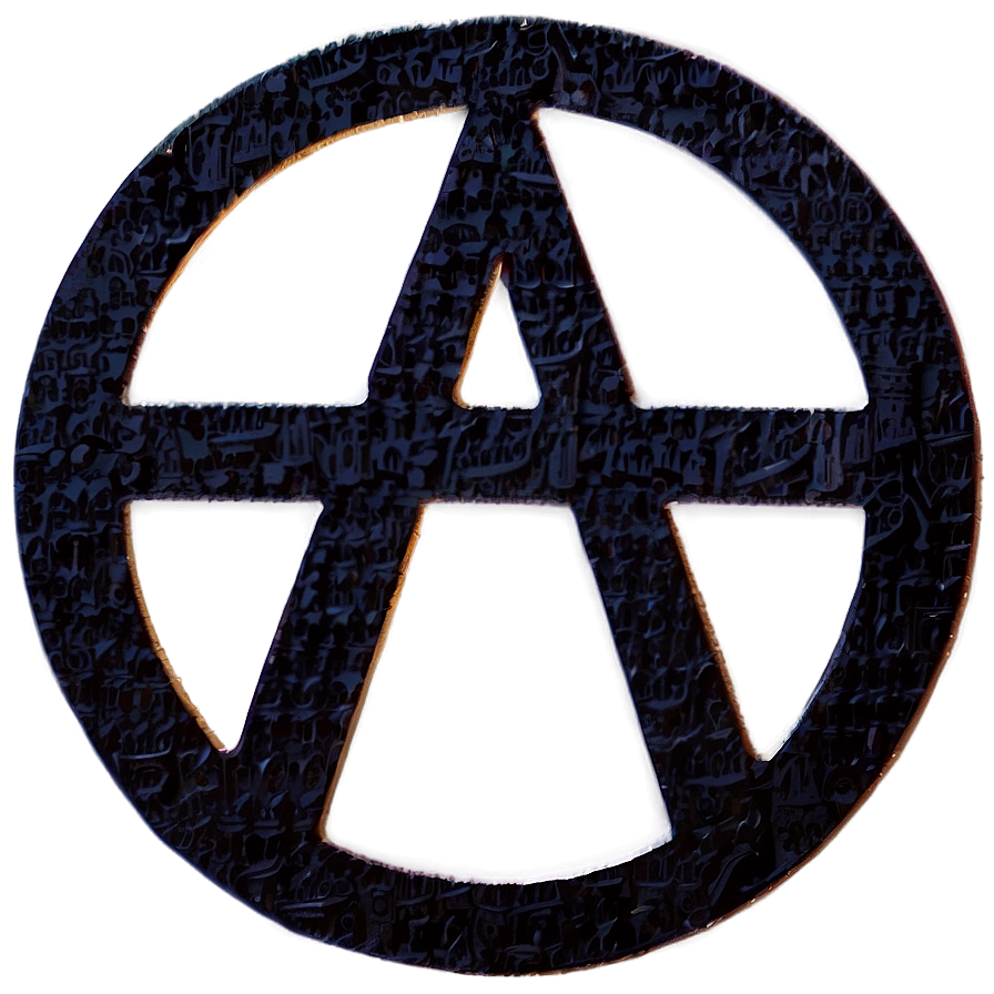 Black Anarchy Sign Png Kcp PNG Image