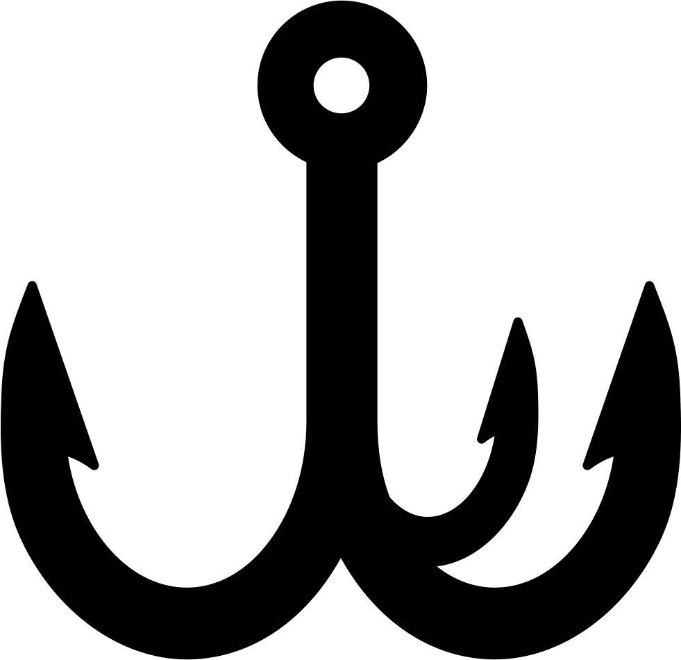 Black Anchor Icon PNG Image