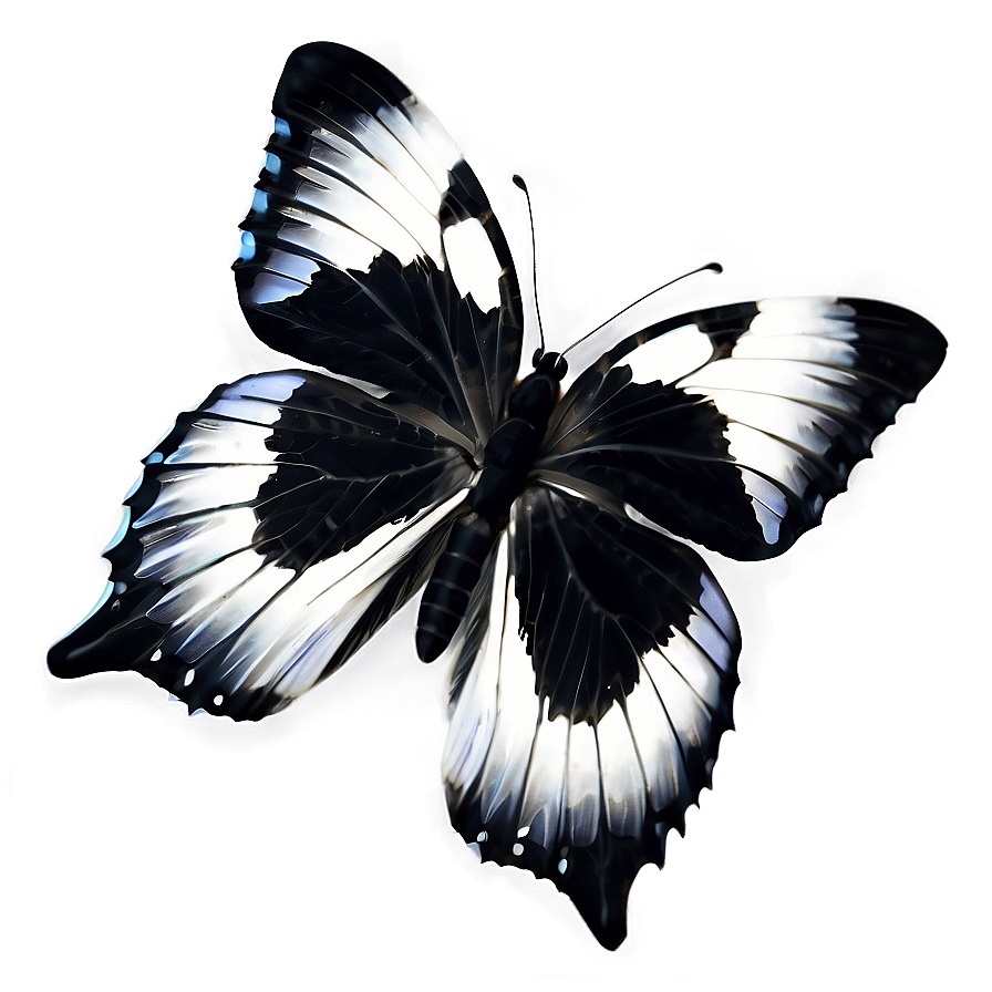 Black And White Butterfly Png Pfc81 PNG Image