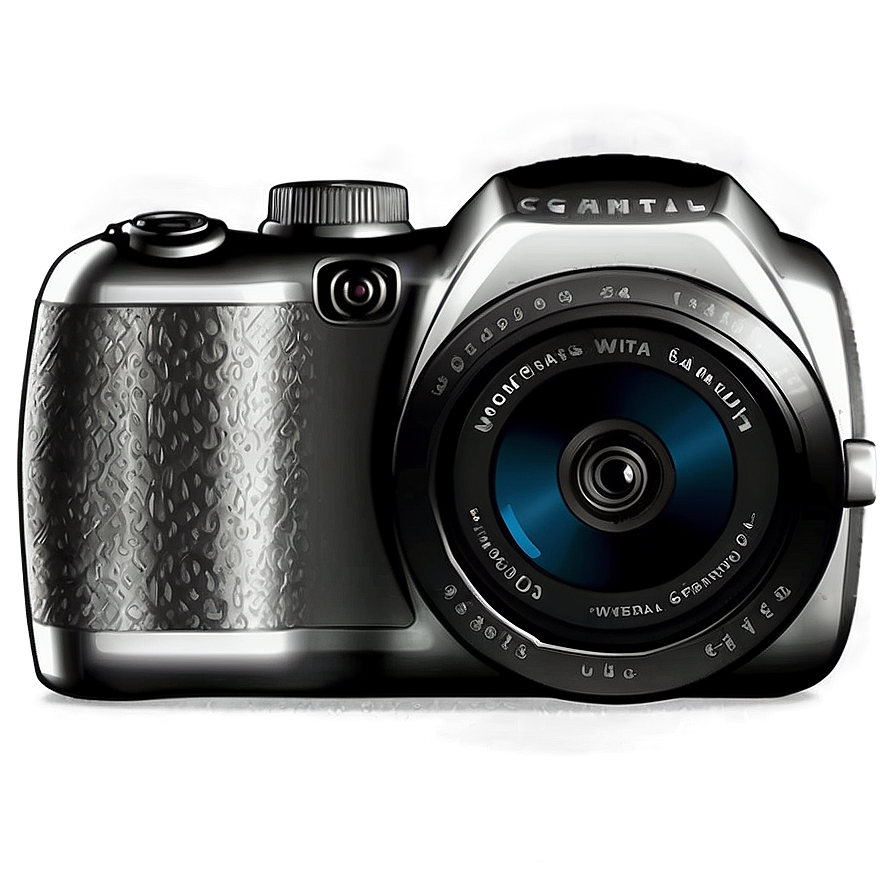 Black And White Camera Logo Png Ewq31 PNG Image