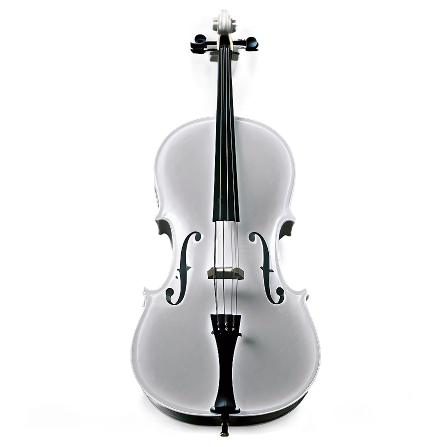 Black And White Cello Png 05242024 PNG Image