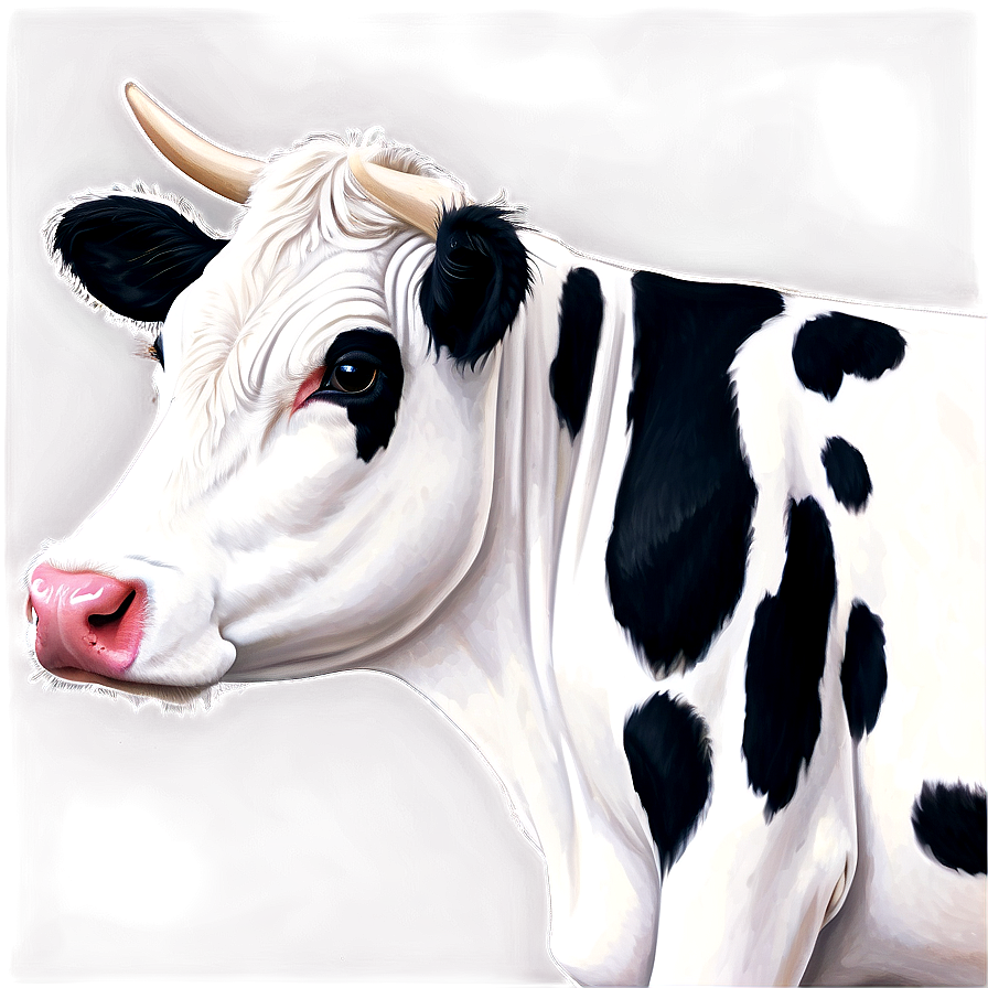 Black And White Cow Png Gjs PNG Image