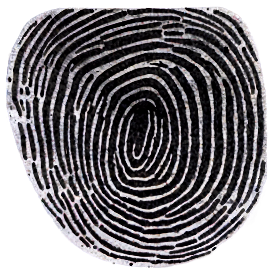 Black And White Fingerprint Png Dig74 PNG Image