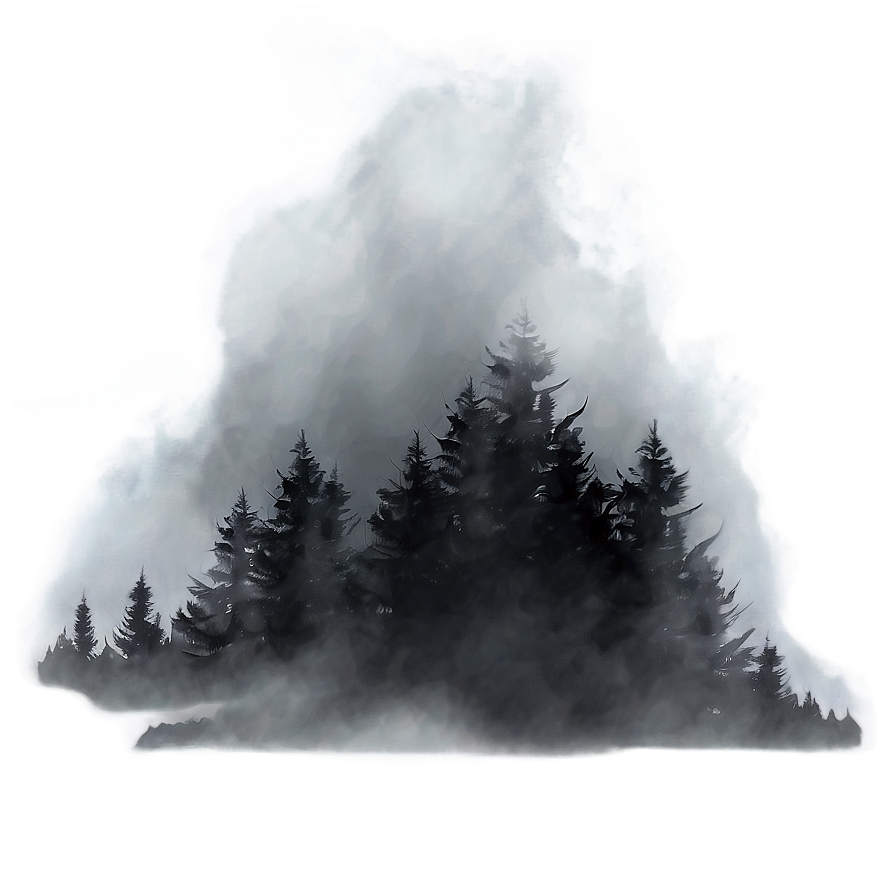 Black And White Fog Overlay Png 39 PNG Image