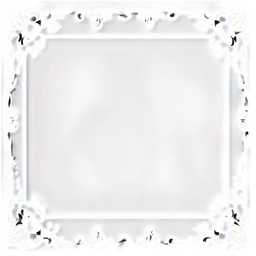 Black And White Frame Border Png Wcu PNG Image