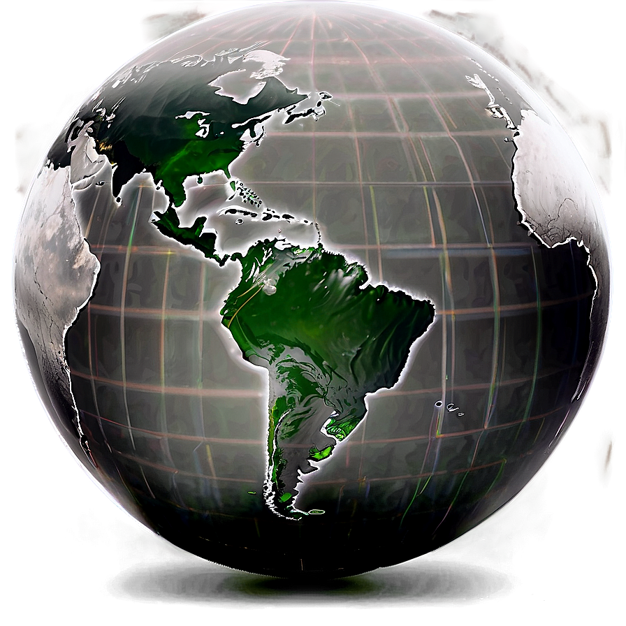 Black And White Globe For Science Png 06282024 PNG Image