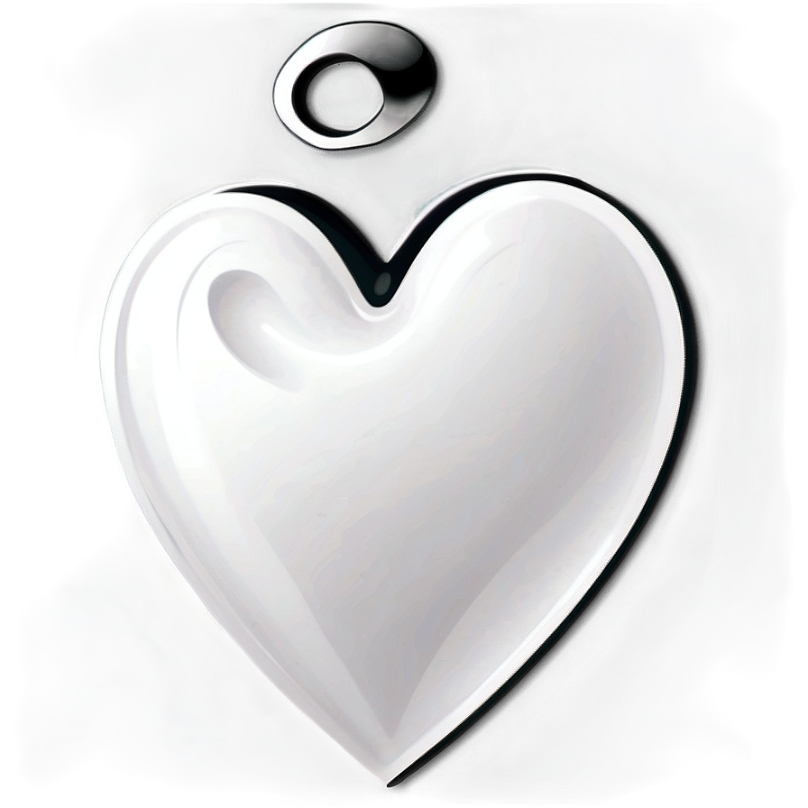 Black And White Heart Clipart Png 71 PNG Image