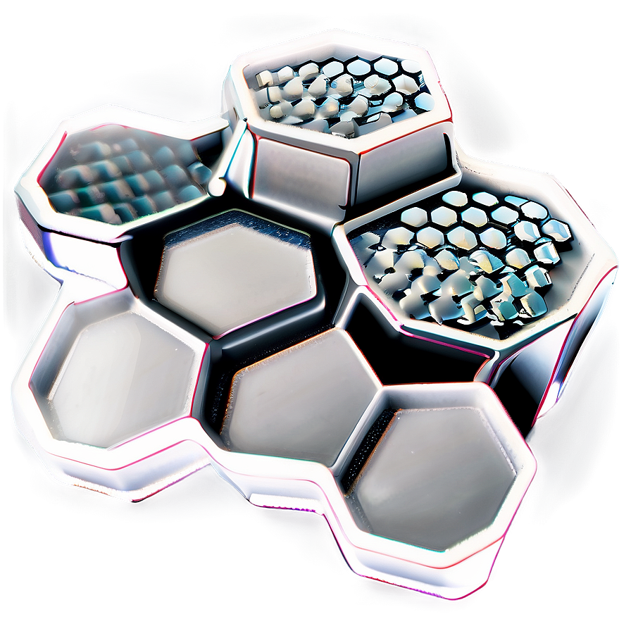 Black And White Honeycomb Png Uqi PNG Image