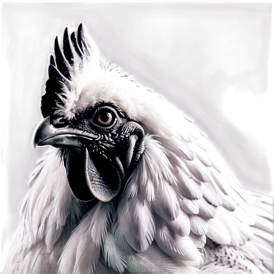 Black And White Rooster Png 34 PNG Image