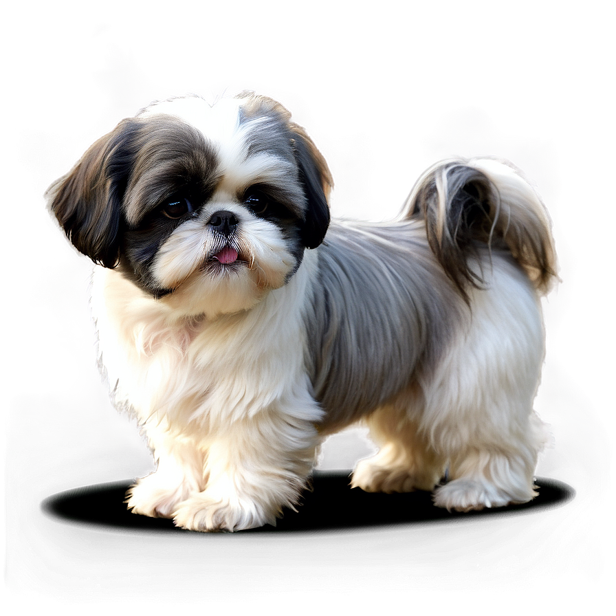 Black And White Shih Tzu Png 06242024 PNG Image