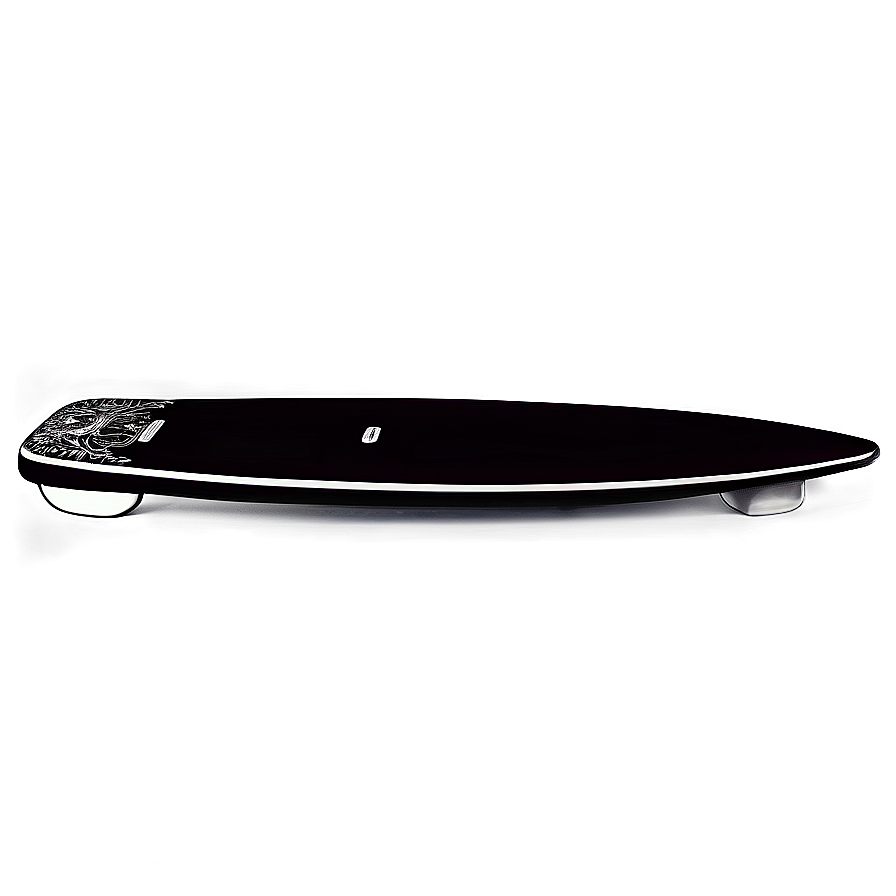 Black And White Surfboard Png 2 PNG Image