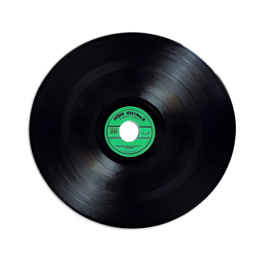 Black And White Vinyl Record Png Svd PNG Image