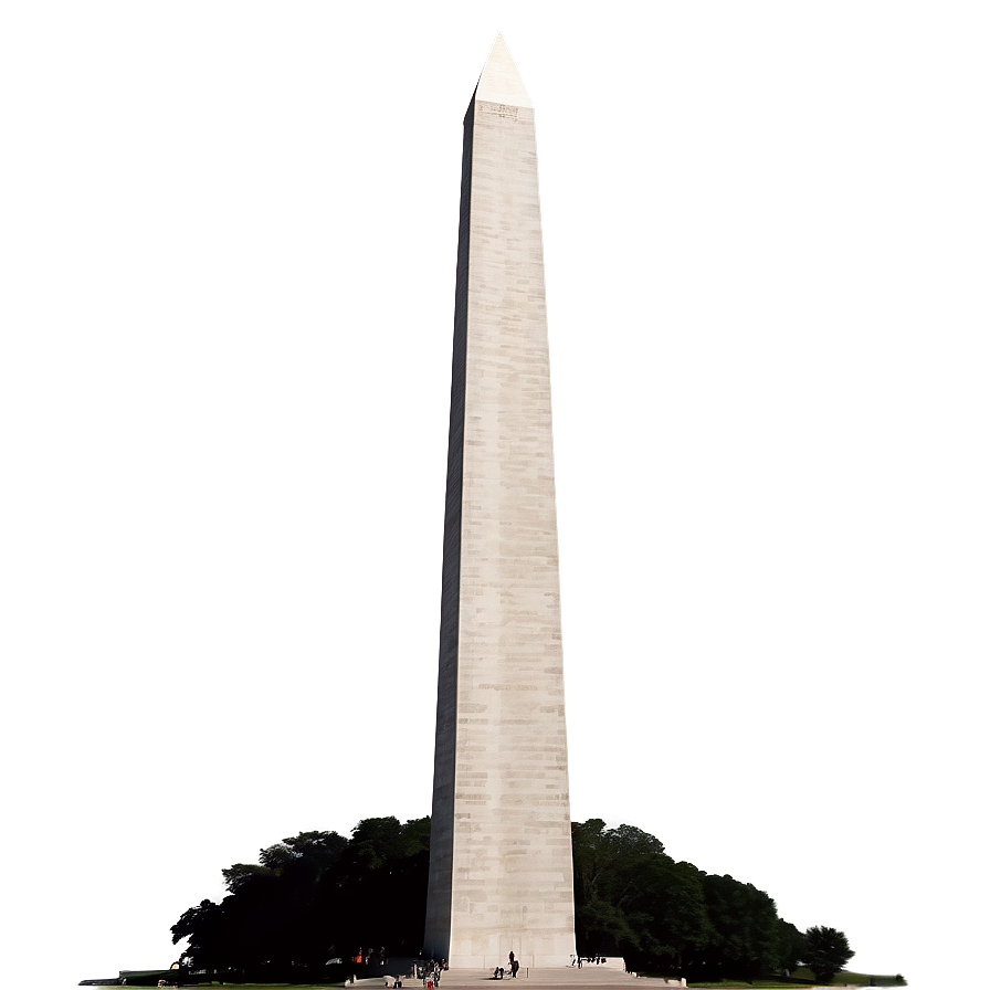 Black And White Washington Monument Png Cxq23 PNG Image