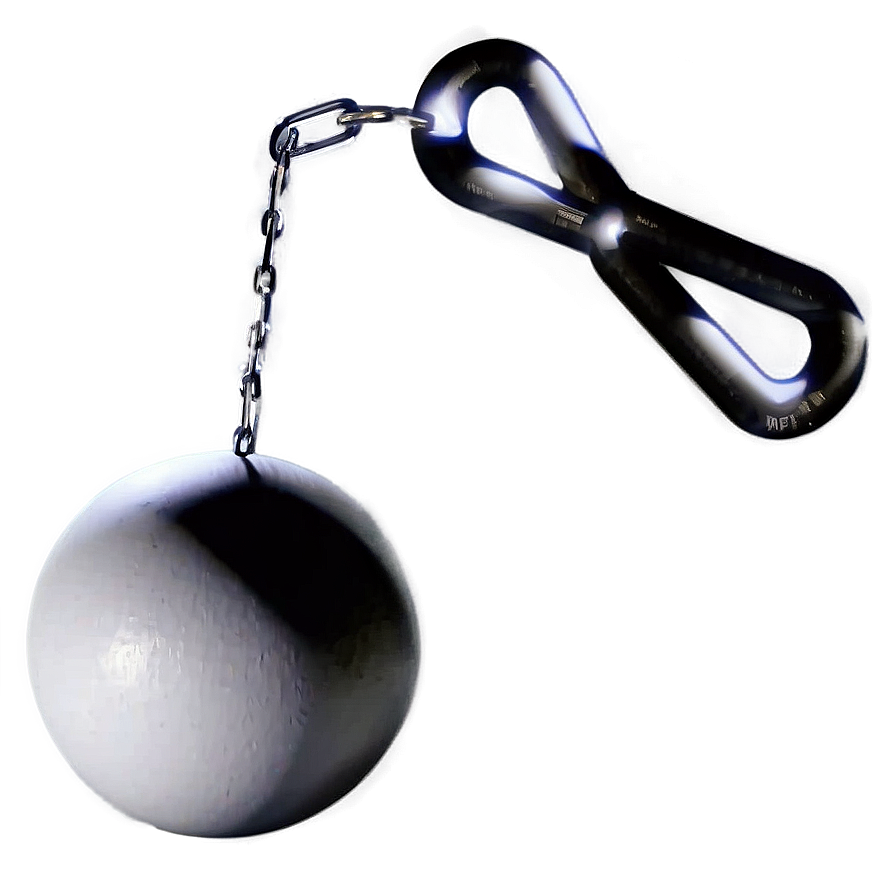 Black And White Wrecking Ball Png 3 PNG Image