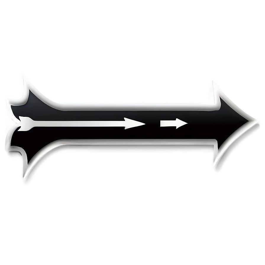 Black Arrow Clipart Png Vlu83 PNG Image