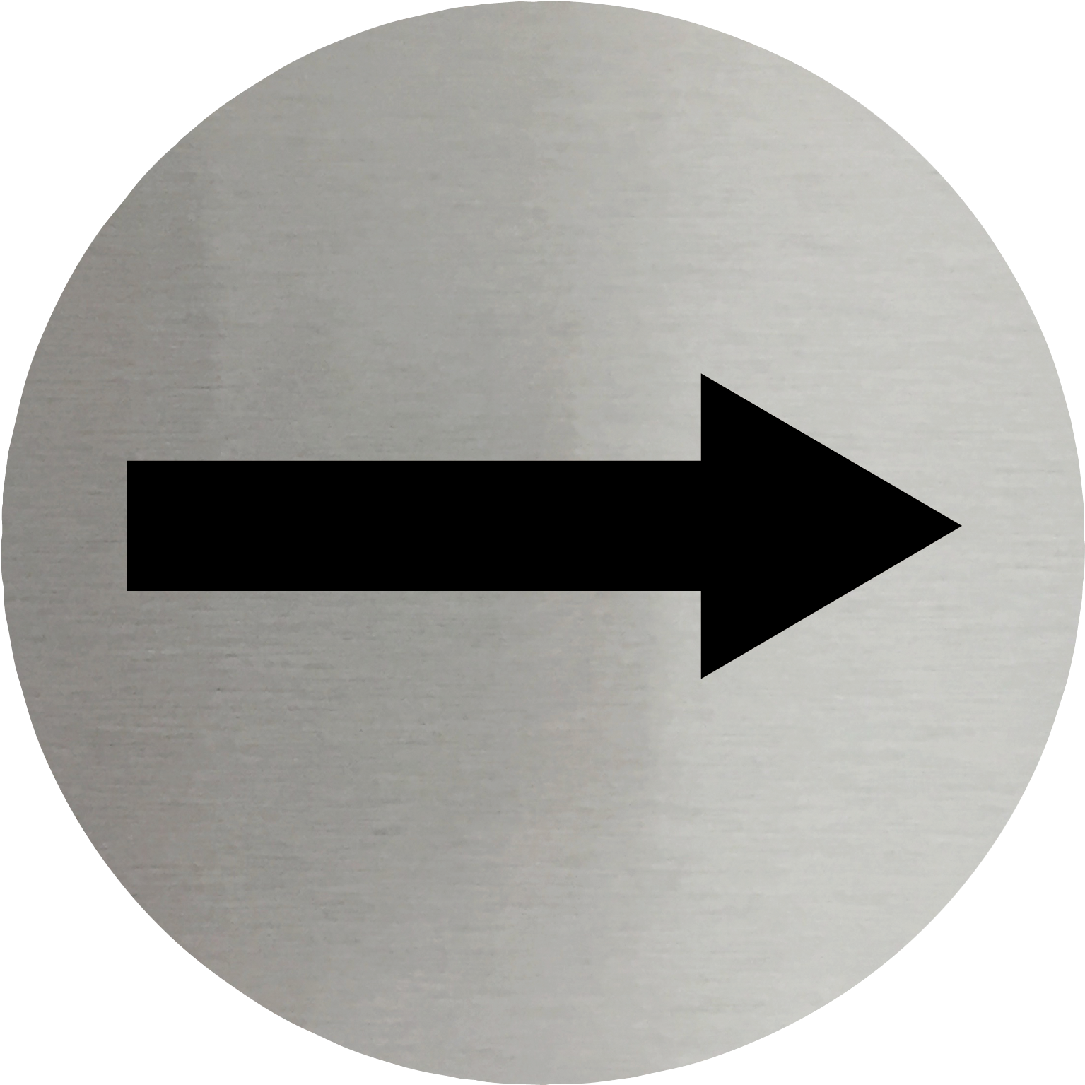 Black Arrow Directional Sign PNG Image