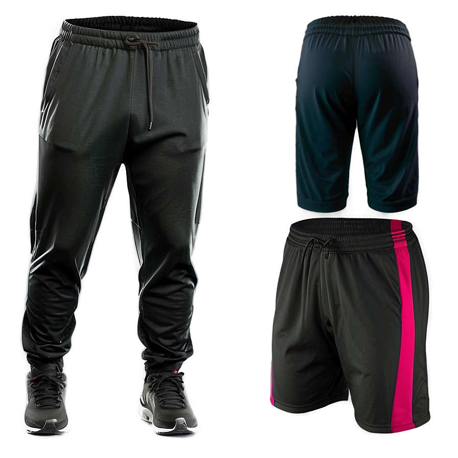 Black Athletic Pants Png 06212024 PNG Image