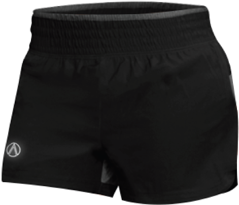 Black Athletic Shorts PNG Image