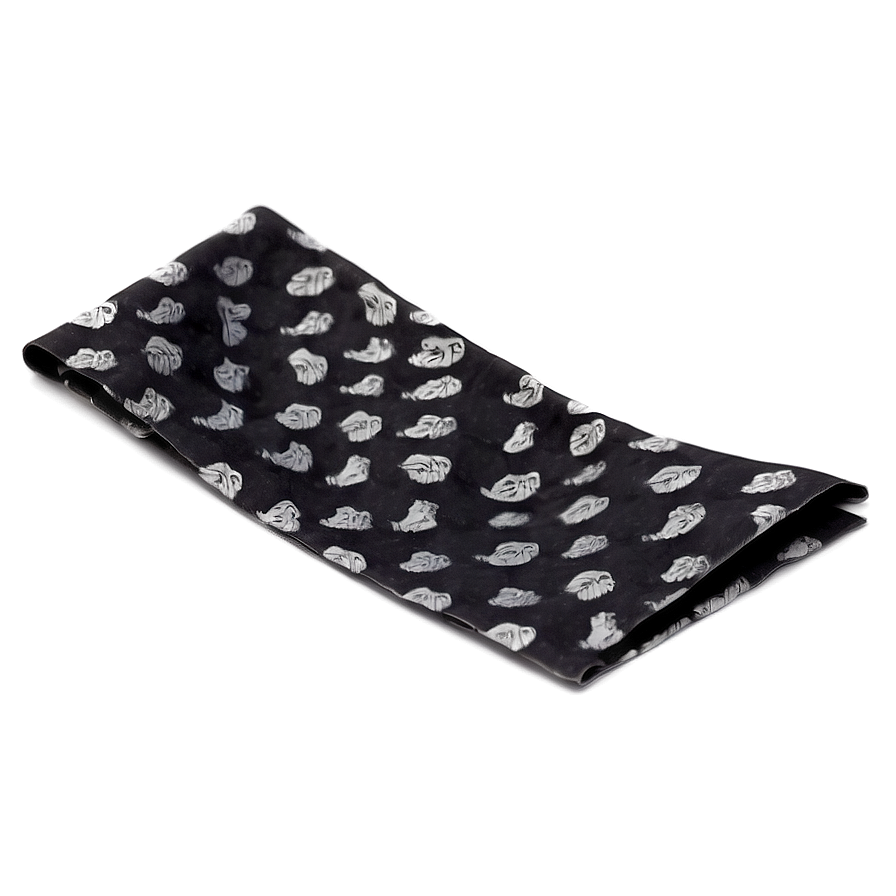 Black Bandana Accessory Png 4 PNG Image