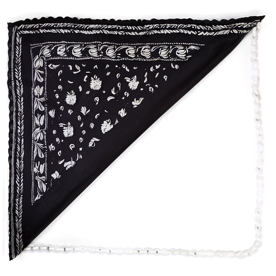 Black Bandana Accessory Png Vdd PNG Image