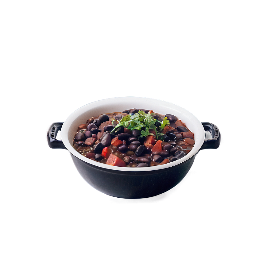 Black Bean Feijoada Cooking Steps Png 06252024 PNG Image