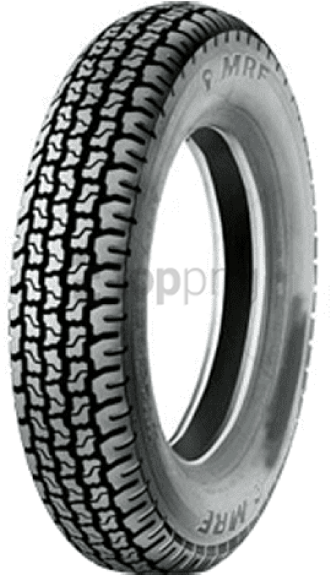 Black Bike Tyre Side View PNG Image