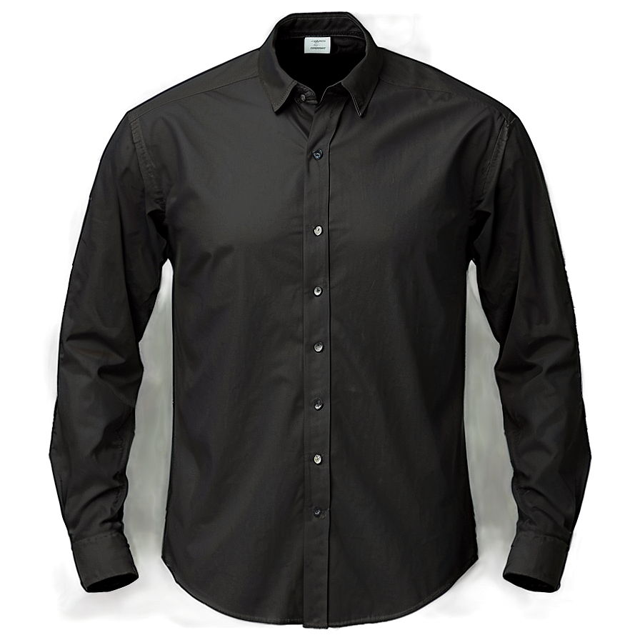 Black Blank Shirt Png Wwf62 PNG Image