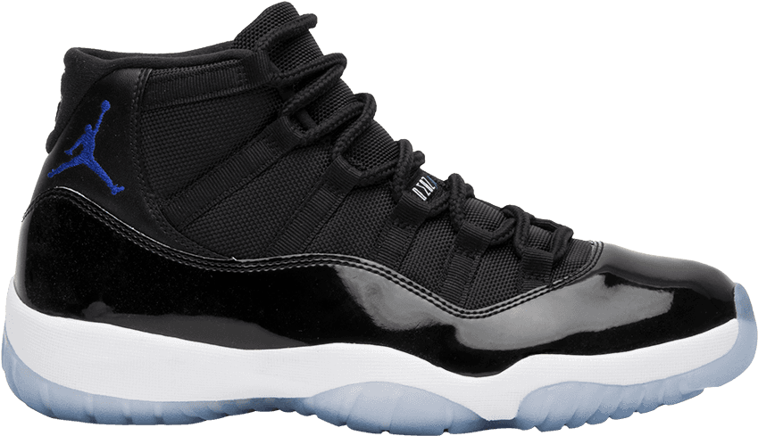 Black Blue Air Jordan Sneaker PNG Image