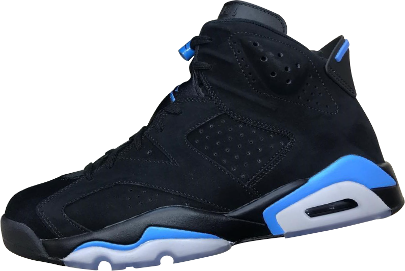 Black Blue High Top Sneaker PNG Image