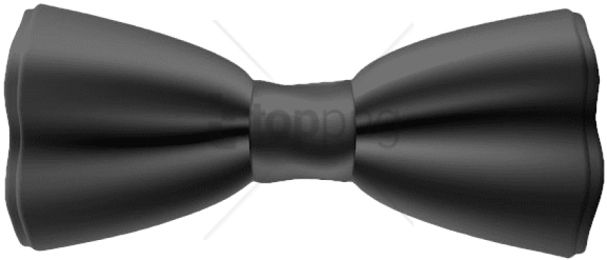 Black Bow Tie Graphic PNG Image