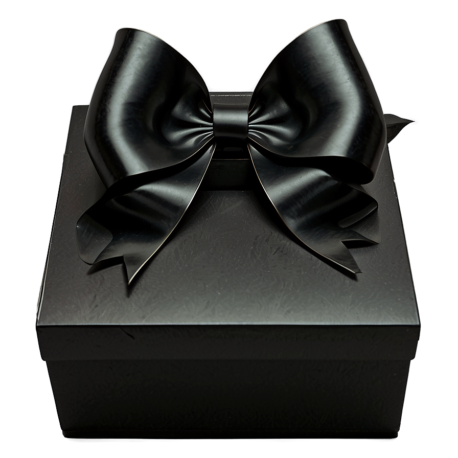 Black Box With Bow Png 05252024 PNG Image