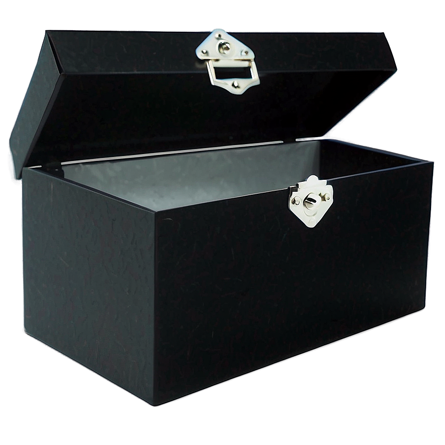 Black Box With Lid Png Tau PNG Image