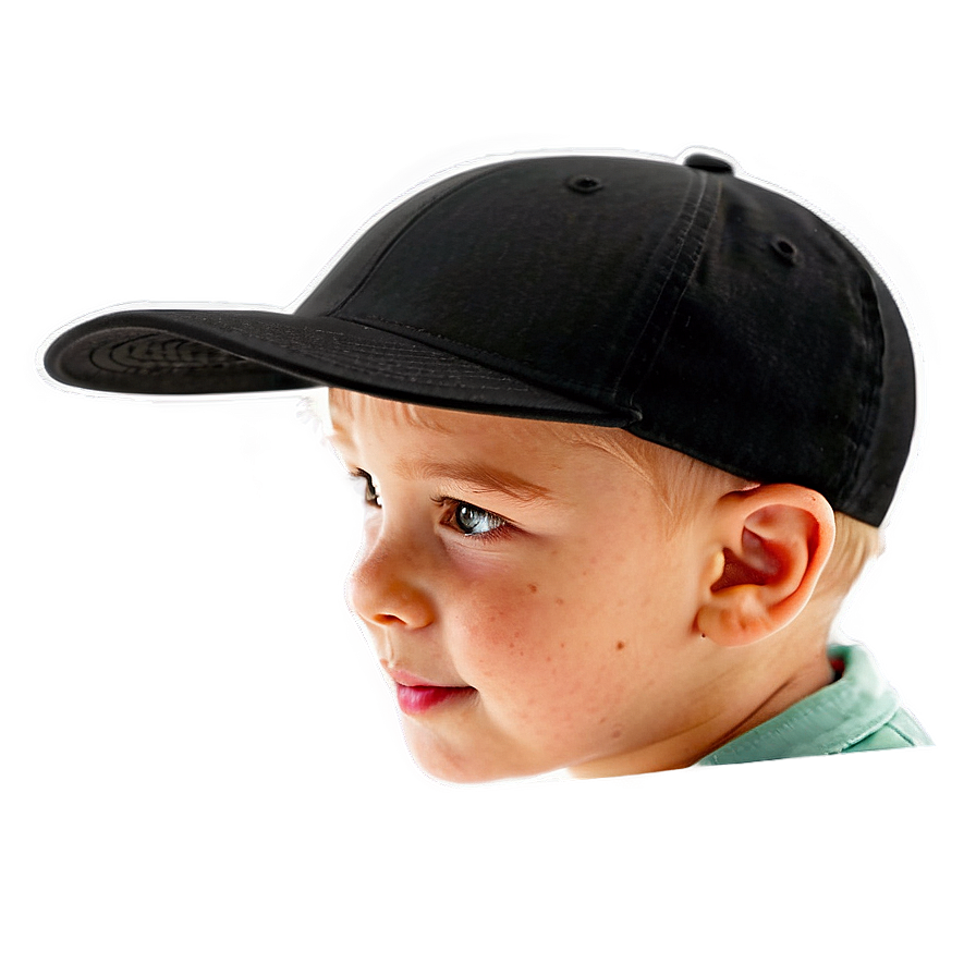 Black Cap For Kids Png Wcd PNG Image