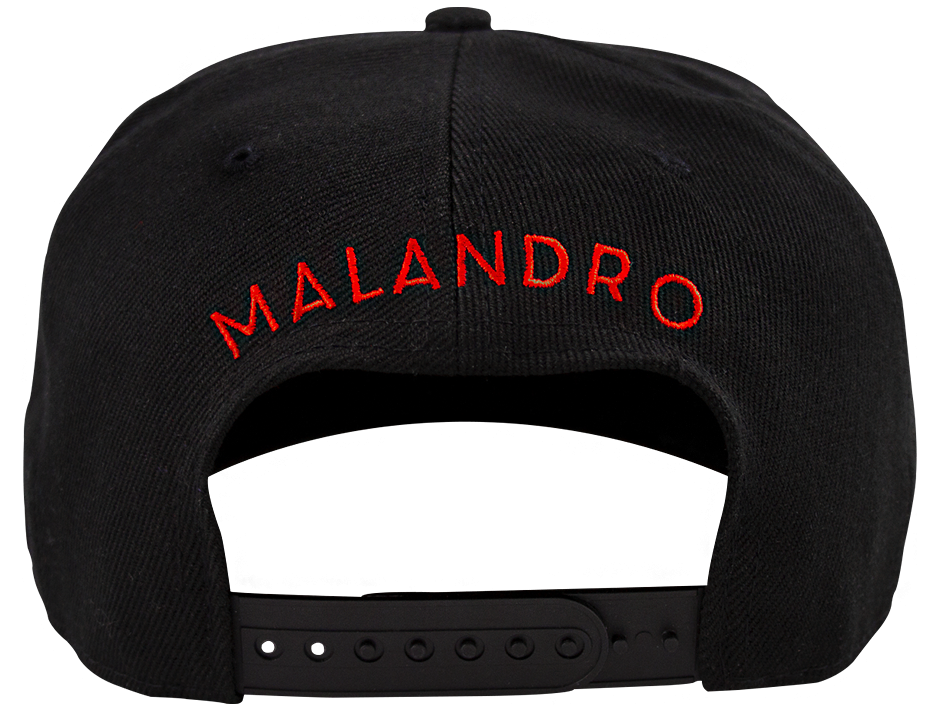 Black Cap Malandro Embroidery PNG Image