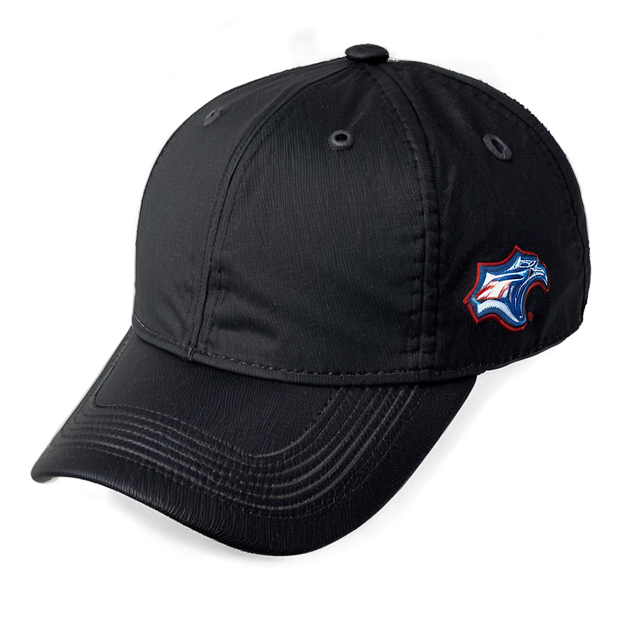 Black Cap With Embroidery Png 06122024 PNG Image